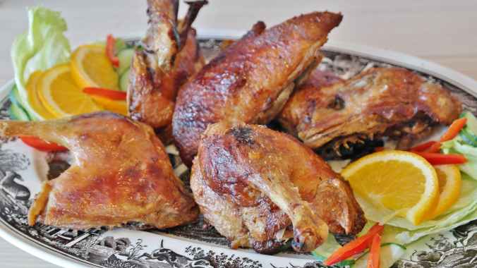 barbecue blur chicken citrus